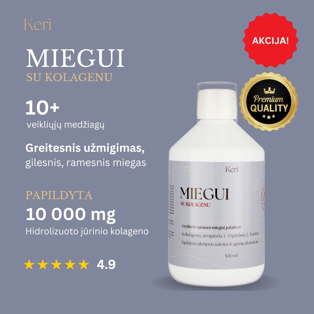 Speciali formulė miegui su kolagenu 10 000 mg (500 ml)