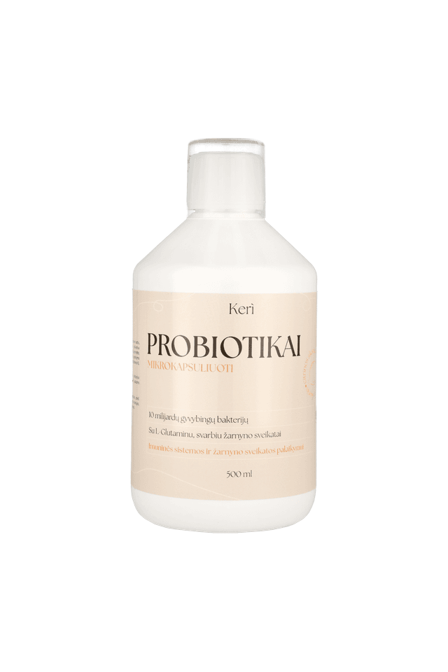 Mikrokapsuliuoti probiotikai 10 mlrd CFU
