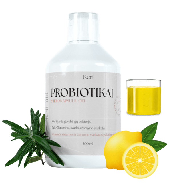 Mikrokapsuliuoti probiotikai 10 mlrd CFU
