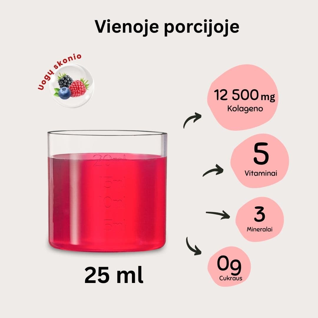 Hidrolizuotas jūrinis kolagenas 12.500 mg (500 ml.) 3