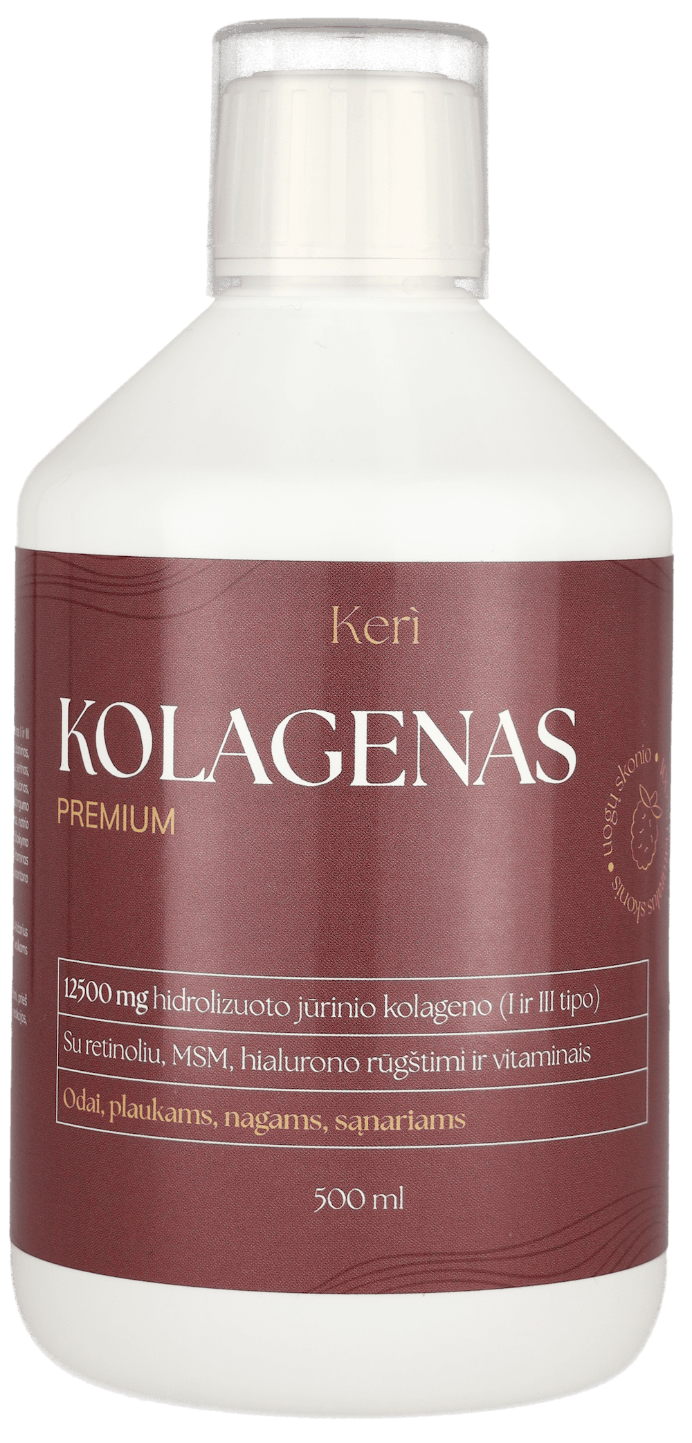 Hidrolizuotas jūrinis kolagenas 12 500 mg